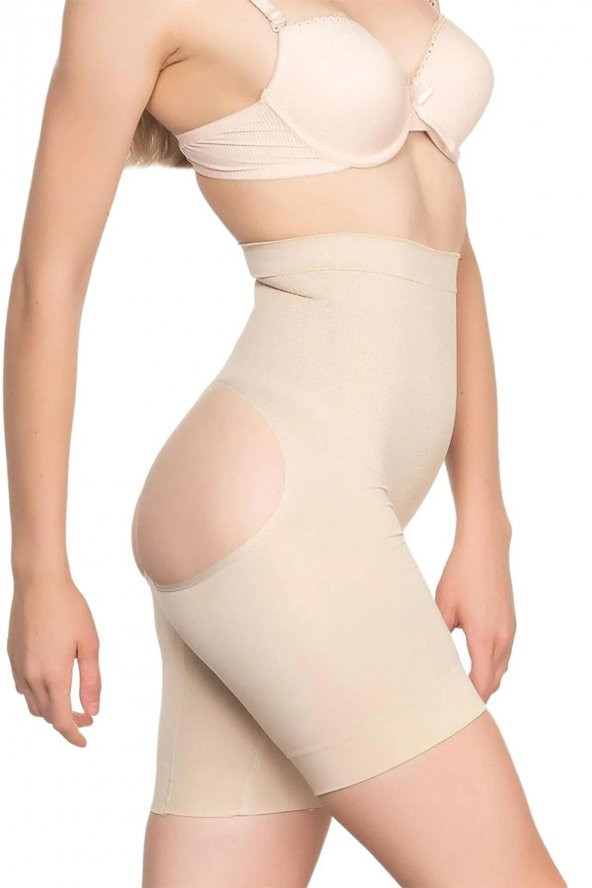 Elite Life 980 Kadın Dikişsiz Bir Beden Küçülten Kalça Şekildendirici Toparlayıcı Slimfit Korse - 3