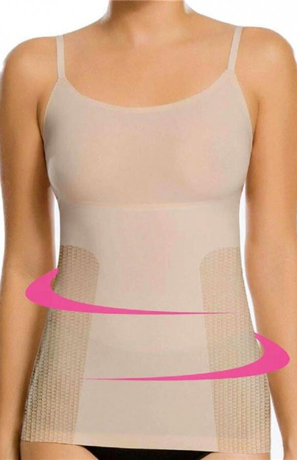 Elite Life 875 Kadın Ayarlanabilen İnce Askılı Toparlayıcı Atlet Korse - 4