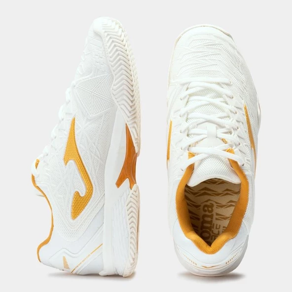 Joma Ace Pro 2002 Beyaz Kadın Toprak Tenis Ayakkabısı - Resim 4