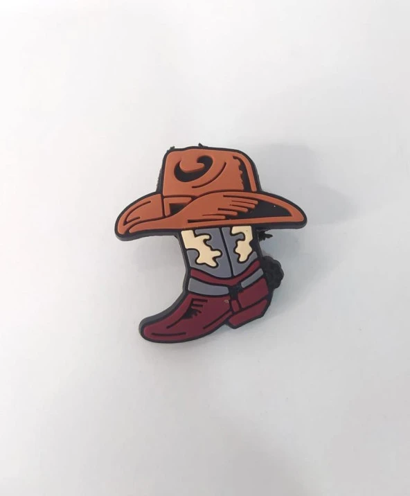 Terlik Ayakkabı Sandalet Tokası Silikon Kovboy Bot Terlik Süsü Aksesuar