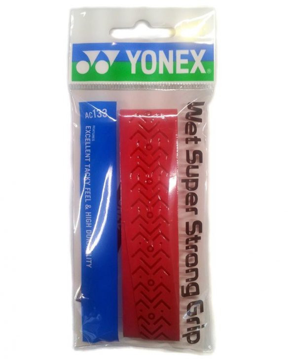 Yonex AC 133 SUPER STRONG GRAP TEK ADET KIRMIZI - 2