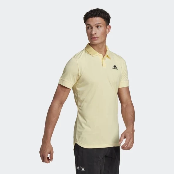 Adidas HG3129 New York Freelıft Sarı Polo Sarı Tişört - 5