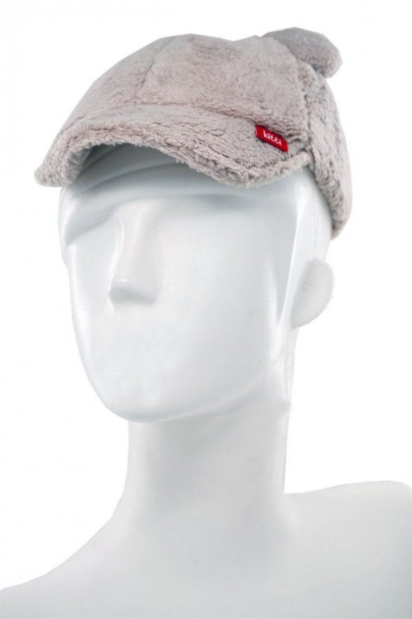 Kitti Kız Çocuk Peluş Lastikli Gölgelikli Şapka (K2245-03-077) - 3