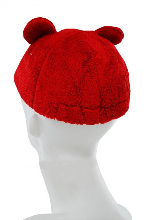 Kitti Kız Çocuk Peluş Lastikli Gölgelikli Şapka (K2245-03-077) - 3
