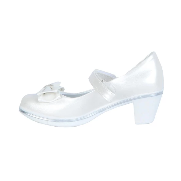Alens Lunedi Rugan 4Cm Topuklu Kız Çocuk Ayakkabı - 5