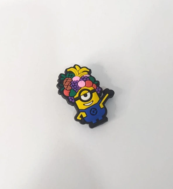 Terlik Ayakkabı Sandalet Tokası Silikon Minions Milyonlar Terlik Süsü Aksesuar - 2