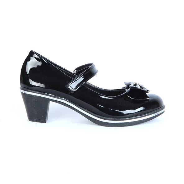 Alens Lunedi Rugan 4Cm Topuklu Kız Çocuk Ayakkabı - 7