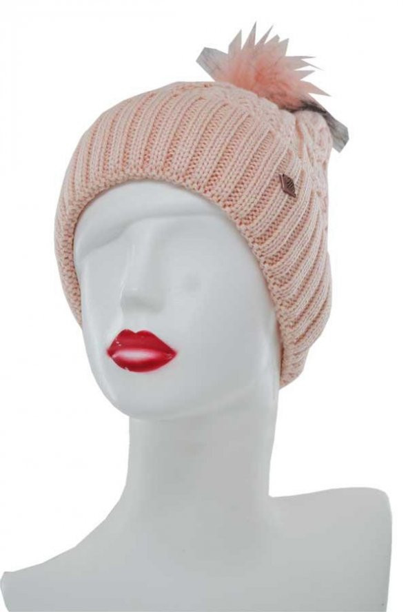 Suyutti Kadın Ponponlu Örme Bere (P-K22004-02) - 4