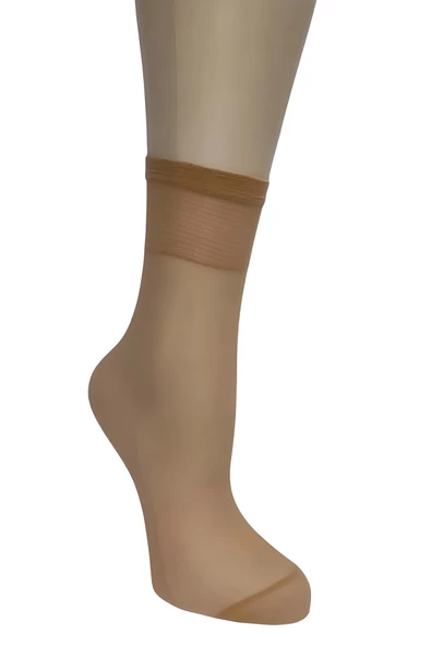 Kadın Soket Çorap  20 Den Mat Burnu Takviyeli Dayanıklı Esnek  Müjde  - - 3