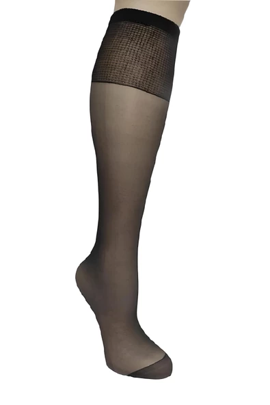 Kadın Diz Altı Pantolon Çorabı 3 lü 20 Den Mat Burnu Takviyeli Dayanıklı Esnek Müjde - - 10