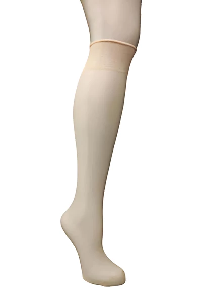 Kadın Diz Altı Pantolon Çorabı 6 lı 20 Den Mat Burnu Takviyeli Dayanıklı Esnek Müjde - - 4