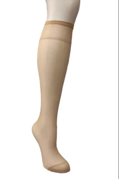 Kadın Diz Altı Pantolon Çorabı 6 lı 20 Den Mat Burnu Takviyeli Dayanıklı Esnek Müjde - - 2