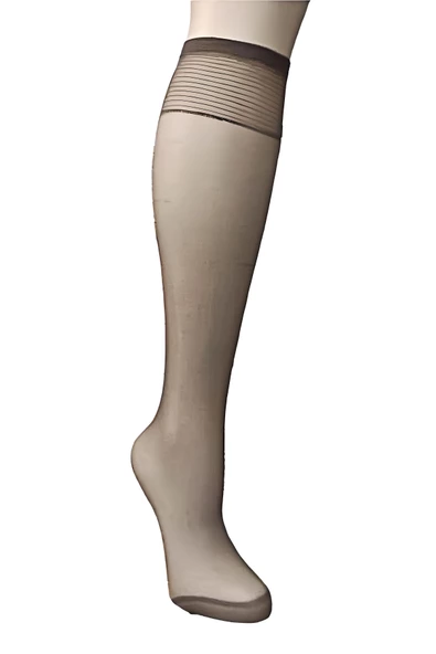 Kadın Diz Altı Pantolon Çorabı 6 lı 20 Den Mat Burnu Takviyeli Dayanıklı Esnek Müjde - - 6