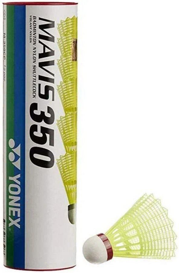 YONEX MAVİS 350 (6lı) SARI BADMINTON TOPU - Kırmızı Bant
