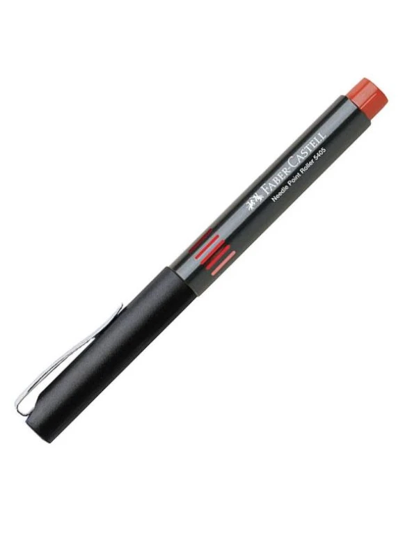 FABER CASTELL 5405 İĞNE UÇ ROLLER KALEM 0.5 MM KIRMIZI