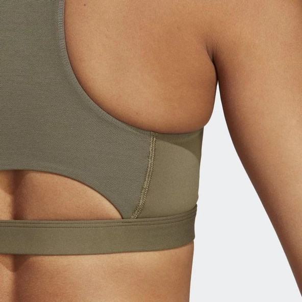 Adidas HR9656 Running Medium Pedli Spor Bra Haki - 6
