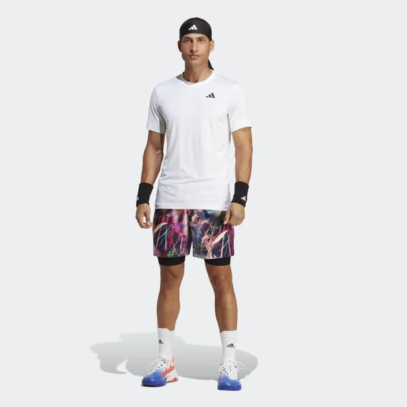 Adidas HT7212 Melbourne Ergo Erkek Renkli Şort