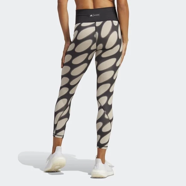 Adidas HR8179 X Marimekko Optime Kadın Siyah Spor Tayt - 3