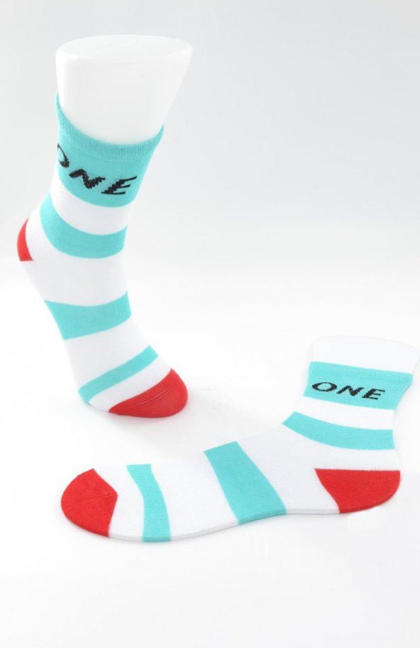 Ekinoks One Yazılı Erkek Çocuk Soket Çorap - 2