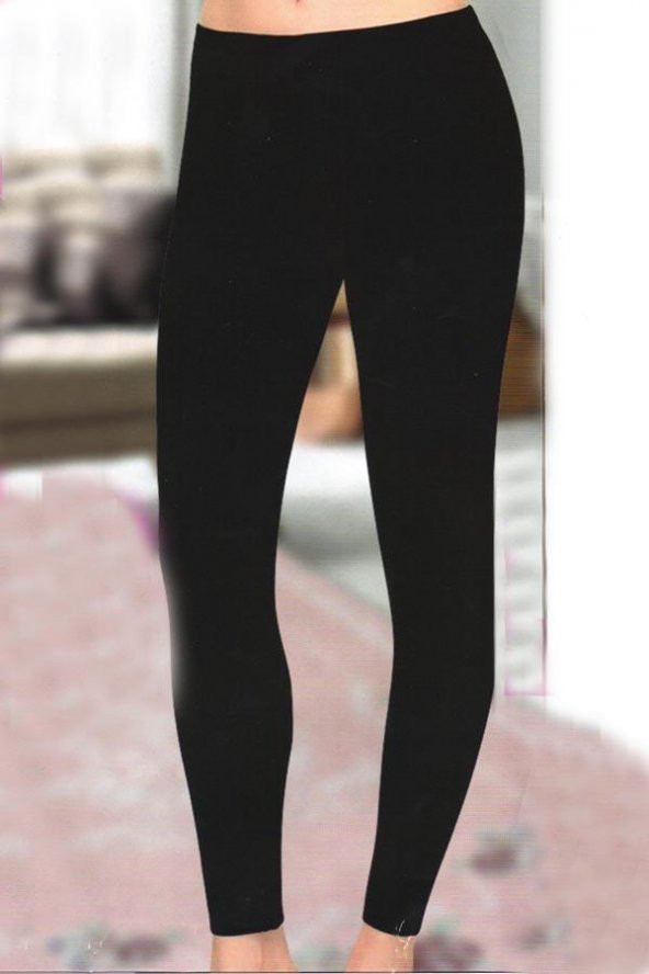 Mos Kadın Elatan Şardonsuz Geniş Lastik Uzun Tayt