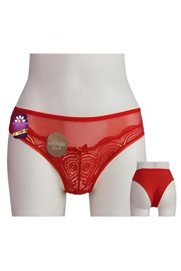 Papatya Kadın Brazilian Kalıp Önü Dantelli Kurdele Detaylı Külot (4871) - 2