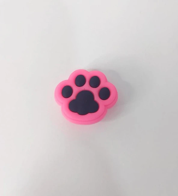 Terlik Ayakkabı Sandalet Tokası Silikon Kedi Pati Terlik Süsü Aksesuar - 2
