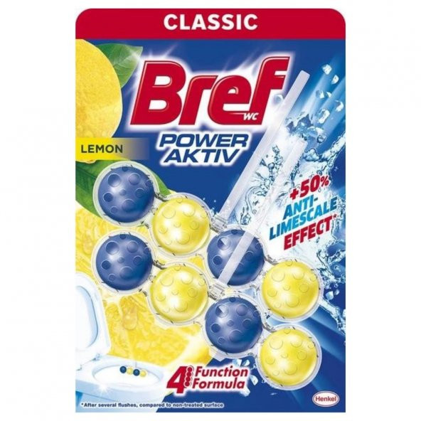 Bref Kokulu Tuvalet Temizleyicisi - Power Aktiv Limon