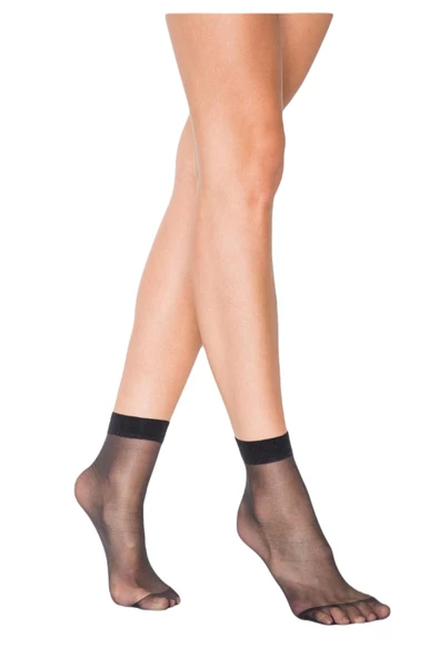 Penti 3 lü Süper 15 Den Mat İnce Soket Çorap - 5