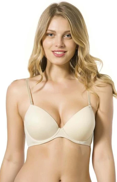 Le Jardin 7050-B Destekli-Balenli Micro Kaplı Silikonlu Sütyen - 2