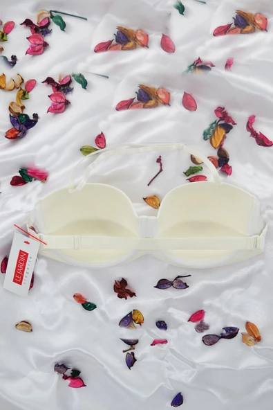 Le Jardin 7043-B Desteksiz-Balenli Micro Sırtı Şeffaf Silikonlu Sütyen - 5