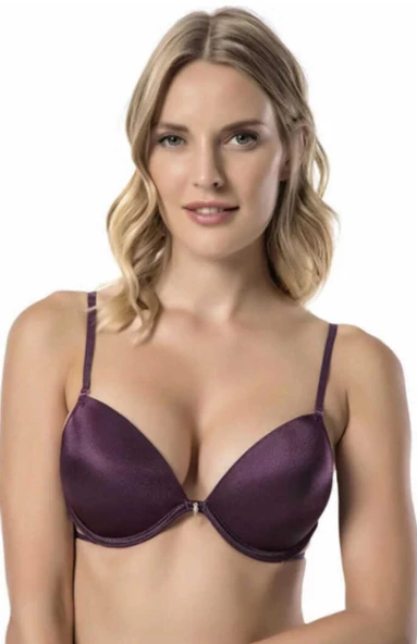 Le Jardin 7007-B Destekli-Balenli Taşlı Biyeli Micro Sütyen - 6