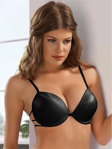 Le Jardin 7006-B Desteksiz-Balenli Biyeli Taşlı Sütyen - 2