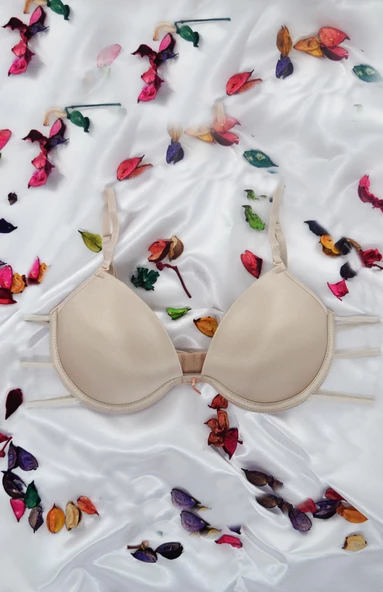 Le Jardin 7007-B Destekli-Balenli Taşlı Biyeli Micro Sütyen - 8