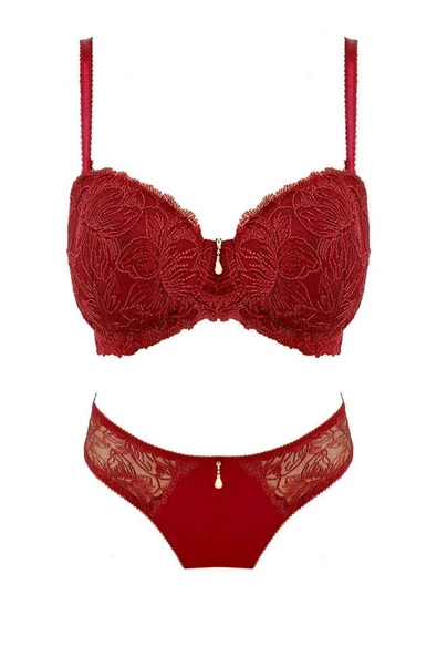 Le Jardin 5155-B Desteksiz-Balenli Silikon Nicolina Sütyen Takımı - 2