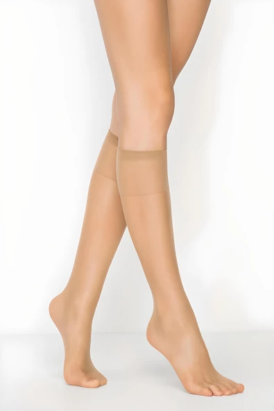 Penti 6 lı Fit 15 Den Parlak Burunsuz İnce Pantolon Çorap - 2