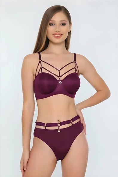 Le Jardin 5045-B Desteksiz-Balenli Basic Cup Sütyen