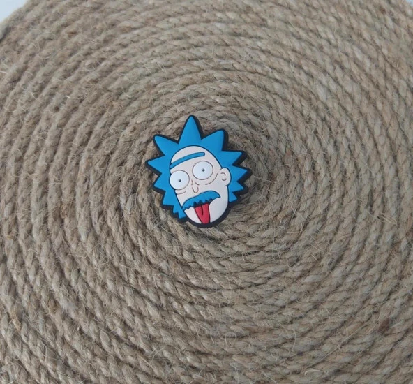 Terlik Ayakkabı Sandalet Tokası Silikon Rick Terlik Süsü Aksesuar - 2