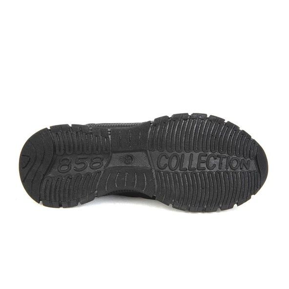 Jack Lion 858 Siyah Bağsız Yazlık Bayan Unisex Spor Ayakkabı - 4