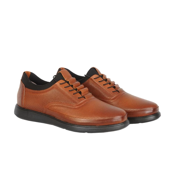 Balayk 066 Taba Lz %100 Deri Erkek Sneakers Spor Ayakkabı - 2