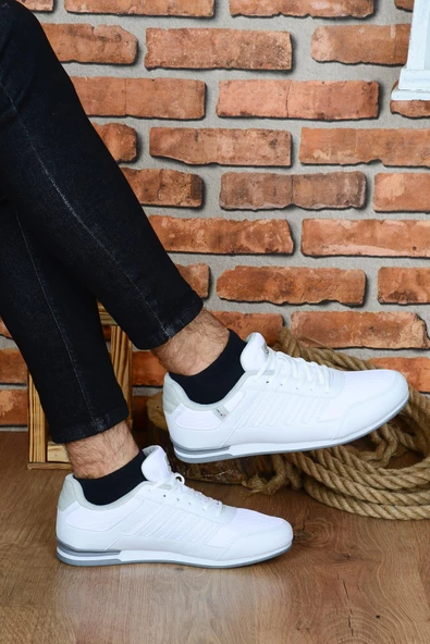 MP 221-2357MR Beyaz Günlük Erkek Casual Spor Ayakkabı - 2