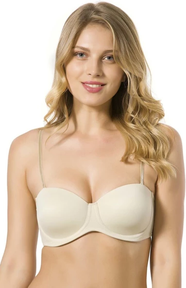Le Jardin 7035-B Desteksiz-Balenli Micro Kaplı Sütyen - Resim 5