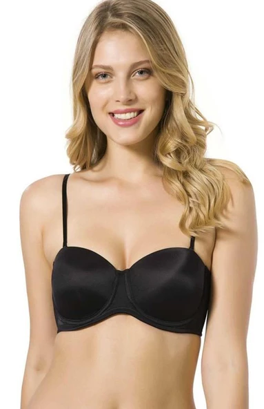 Le Jardin 7035-B Desteksiz-Balenli Micro Kaplı Sütyen - Resim 2