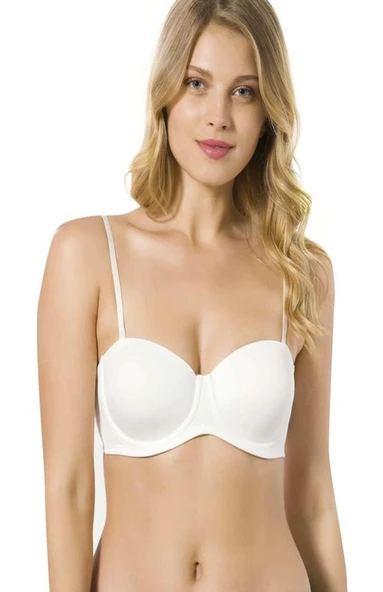 Le Jardin 7035-B Desteksiz-Balenli Micro Kaplı Sütyen - Resim 3