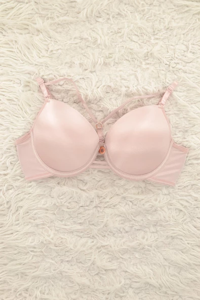 Le Jardin 7008-B Destekli-Balenli Micro Kaplı İpli Push-Up Sütyen - 3