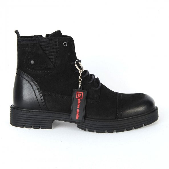 Pierre Cardin 77650 Nubuk Siyah %100 Deri Erkek Bot - 2