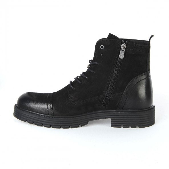 Pierre Cardin 77650 Nubuk Siyah %100 Deri Erkek Bot - 3