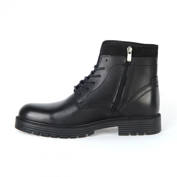 Pierre Cardin 77658 Siyah %100 Deri Erkek Bot - 3