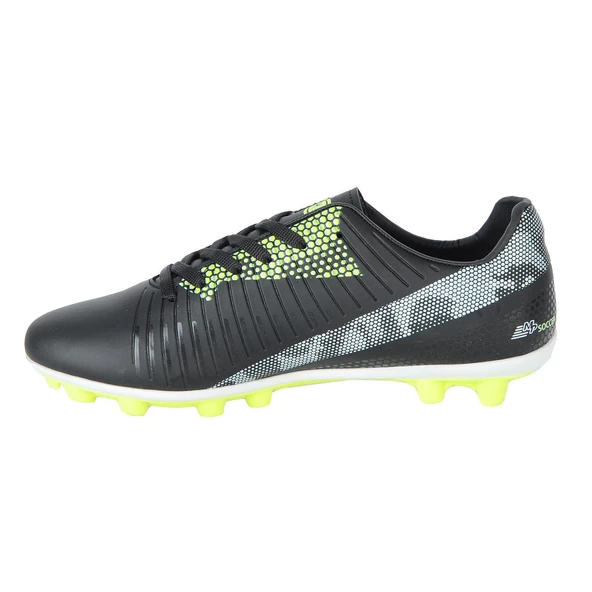 MP 222-2809Mr Siyah Erkek Krampon Futbol Ayakkabı - Resim 2