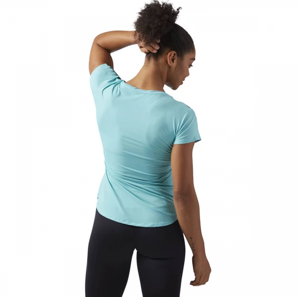 Reebok CF5940 Turkuaz Kadın Tişört - 2