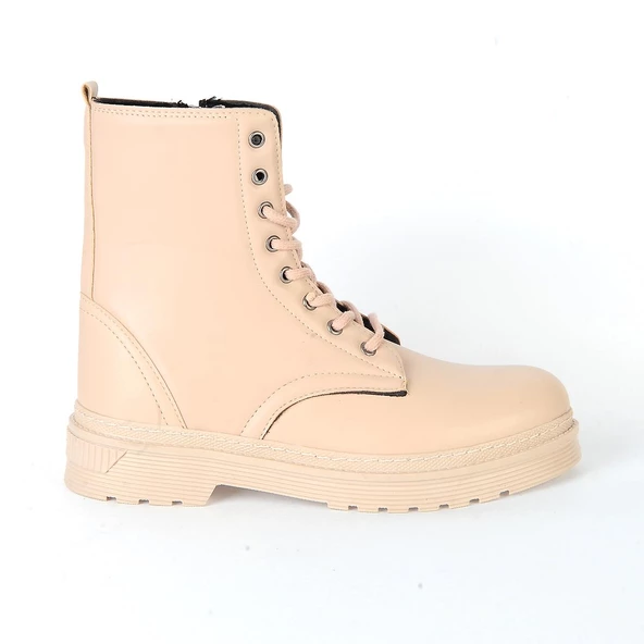 Wanetti Z.901 Kürklü Kışlık Kadın Düz Bot - Resim 2